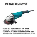 EIXO COMPLETO MAKITA GA7020 GA9020 SA7021