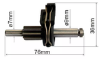EIXO CASTELO MARTELETE BOSCH GBH2-24D / GBH2-28D (COD. ANT. 16170006EJ )