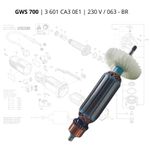 INDUZIDO 220V BOSCH GWS700