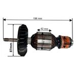 INDUZIDO 220V BOSCH GWS 20-180 GWS 20-230