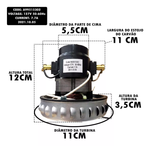 MOTOR ASPIRADOR DE PO ELETROLUX BPS1S - 127V 850W MENOR ELECTROLUX