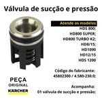 VÁLVULA COMPLETA NOVA HD8/15 HD12/15