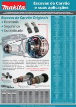 PAR DE ESCOVA DE CARVÃO MAKITA CB-303