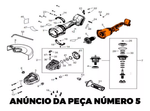 CONJUNTO MODULO MOTOR E INTERRUPTOR DCG440 TIPO 1 DEWALT