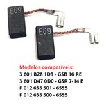 PAR DE ESCOVA DE CARVÃO FURADEIRA GSB 16 RE / GSR 7-14