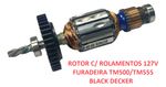 INDUZIDO 127V COM ROLAMENTO FURADEIRA BLACK&DECKER TM500 (COD. ANT. N174410S)