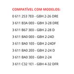 CAPA PROTETORA MARTELO BOSCH GBH 2-24D