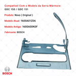 PLACA BASE PARA SERRA MÁRMORE BOSCH GDC150 GDC151 (COD. ANT. 1600A00N3F)