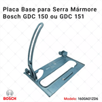 PLACA BASE PARA SERRA MÁRMORE BOSCH GDC150 GDC151 (COD. ANT. 1600A00N3F)