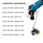 PORTA ESCOVA BOSCH GWS 18-180