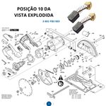 PAR ESCOVA DE CARVAO 220V 16B3 BOSCH 3601FB30E0