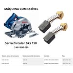 PAR ESCOVA DE CARVAO 220V 16B3 BOSCH 3601FB30E0