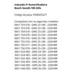 INDUZIDO ESMERILHADEIRA GWS 24/25/26-180 E 230 220V