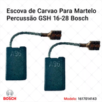 PAR DE ESCOVA DE CARVÃO BOSCH 11C35 GSH 16-28