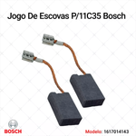 PAR DE ESCOVA DE CARVÃO BOSCH 11C35 GSH 16-28