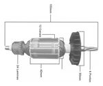 INDUZIDO MARTELETE GBH2-24 DSE 220V (FORA DE LINHA)