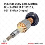 ROTOR INDUZIDO BOSCH ROMPEDOR 10KG GSH 11 220V ORIGINAL