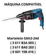 PAR DE ESCOVA DE CARVÃO MARTELETE GBH2-24D BOSCH