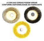 ESCOVA DE NYLON CLEANER 350MM COM FLANGE PARA ENCERADEIRA