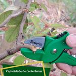 TESOURA PODA JARDINAGEM LEVE HOBBY 15,2CM TRAPP CORTE 8MM TRAPP TS-3113