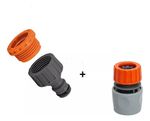 KIT ENGATE RÁPIDO MACHO + FÊMEA PARA MANGUEIRA 1/2 POL