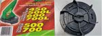 KIT CARRETEL + TAMPA + MOLA + BASE DO MASTER 450 500L 600 700L SUPER 500