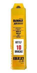 BROCA DE METAL AÇO RÁPIDO GOLD FERROUS 1/8 HSS-G DEWALT  