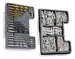 JOGO DE BROCAS CONCRETO / MADEIRA / METAL / BITS / BUCHAS COM 300PÇ MTX