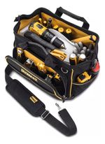 BOLSA PARA FERRAMENTA DEWALT 26 BOLSOS BASE IMPERMEÁVEL LONA