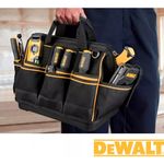 BOLSA PARA FERRAMENTA DEWALT 26 BOLSOS BASE IMPERMEÁVEL LONA