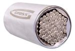 SOQUETE MULTIDIMENSIONAL 6 A 21MM 3/8 POL UNIVERSAL GROSS