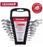 JOGO CHAVE FIXA BOCA CROMO VANADIO 6 A 22 MM 8PÇ  GEDORE RED