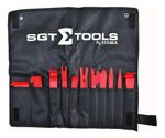 KIT JOGO ESPÁTULAS NYLON PAINEIS E PORTAS AUTOMOTIVAS 11 PÇ