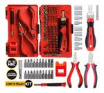 JOGO BITS FENDA, PHILIPS, PONTEIRA E CHAVE CATRACA 78 PÇ MTX