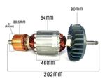 INDUZIDO 127V ESMERILHADEIRA MAKITA GA7020 GA9020 SA7021