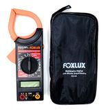 ALICATE AMPERIMETRO DIGITAL FOXLUX MULTIMETRO PROFISSIONAL  