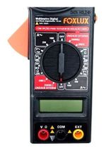 ALICATE AMPERIMETRO DIGITAL FOXLUX MULTIMETRO PROFISSIONAL  