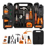 KIT DE FERRAMENTAS 129 PEÇAS COM MALETA SPARTA