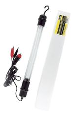 LUZ EMERGENCIA FLUORESCENTE BATERIA CARRO MECÂNICO LED 12V