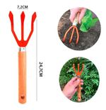 KIT JARDINAGEM HORTA PAZINHA E ANCINHO AÇO TRAMONTINA