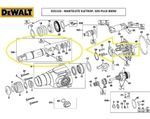 KIT CONJUNTO EEIXO PORTA FERRAMENTA DEWALT 25133 - FAB ANTES 2021