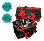 BOLSA GRANDE LONA P/ FERRAMENTAS 46X28X30,5 - 32 BOLSOS MTX