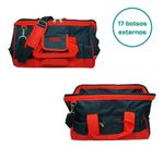 BOLSA GRANDE LONA P/ FERRAMENTAS 46X28X30,5 - 32 BOLSOS MTX