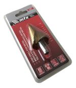 BROCA ESCALONADA 9 A 36 HSS ESPIRAL TITÂNIO PROFISSIONAL MTX