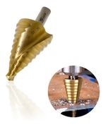 BROCA ESCALONADA 9 A 36 HSS ESPIRAL TITÂNIO PROFISSIONAL MTX