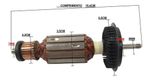 INDUZIDO 127V BOSCH GWS 6-115
