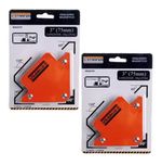 ESQUADRO MAGNÉTICO SOLDA 12KG STARFER 3 POL 75MM STARFER 2UN