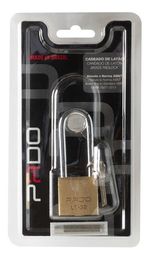 CADEADO DE LATÃO 30MM PADO LT-30 HASTE LONGA DE 50MM PADO
