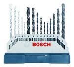 JOGO BROCAS ALVENARIA MADEIRA E METAL 15 PÇ BOSCH QUALIDADE