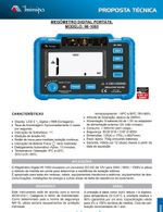 MEGÔMETRO DIGITAL PROFISSIONAL MINIPA MI-1000